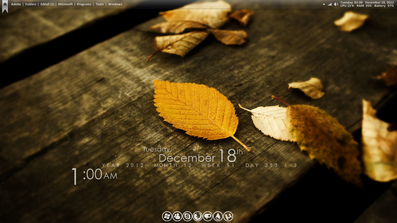 Windows VII: Desktop Preview by ImperfectlyAdorkable