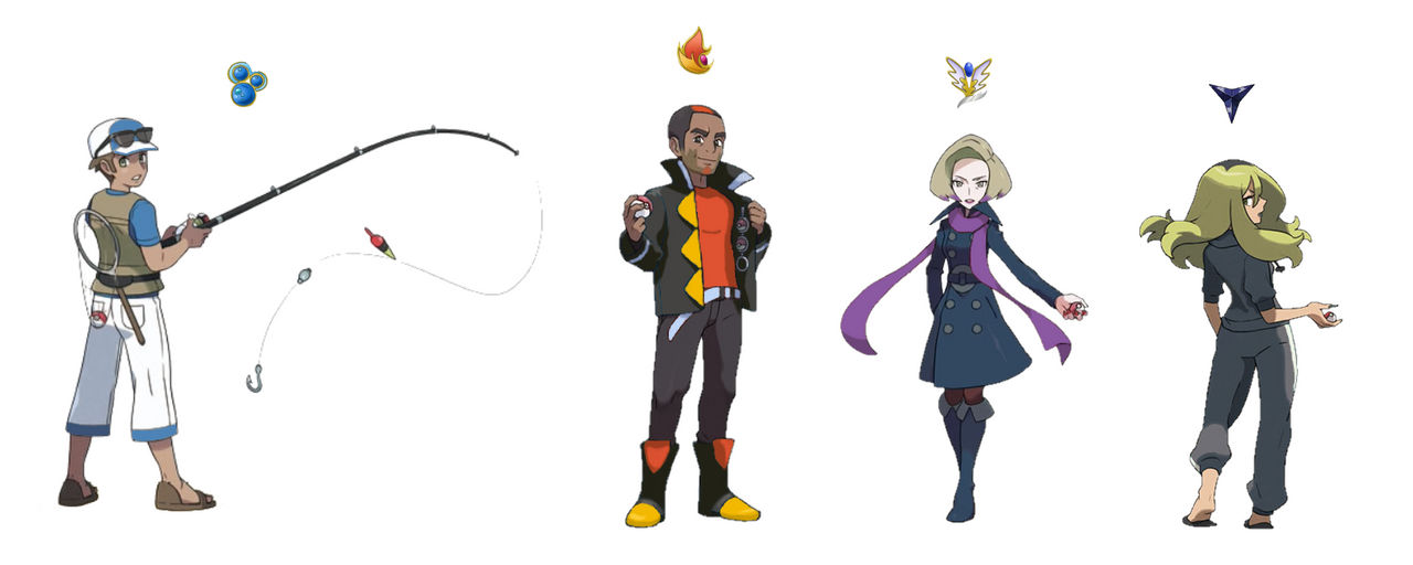 Pokemon Kalos Gym Leaders by Hexalys on DeviantArt
