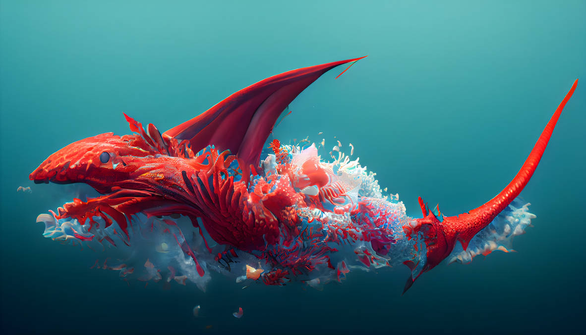 8k When Dragons Swim with Sharks by AI8kOfficial on DeviantArt