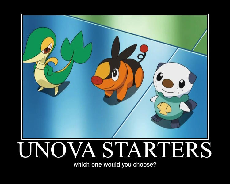 What Pokemon Unova starter are you? - Quiz