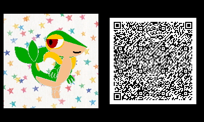 Freakyforms qr code snivy by alucardserasfangirl on DeviantArt