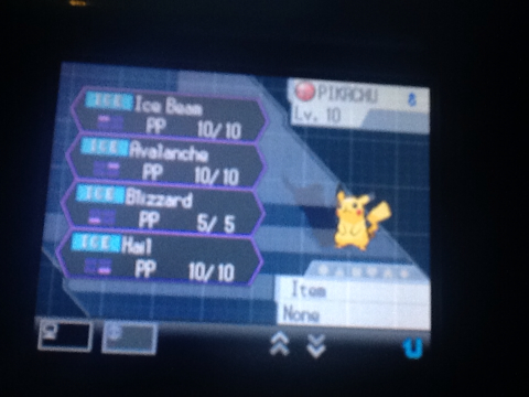 Pokemon Black And White 2 Ice Type Pikachu By