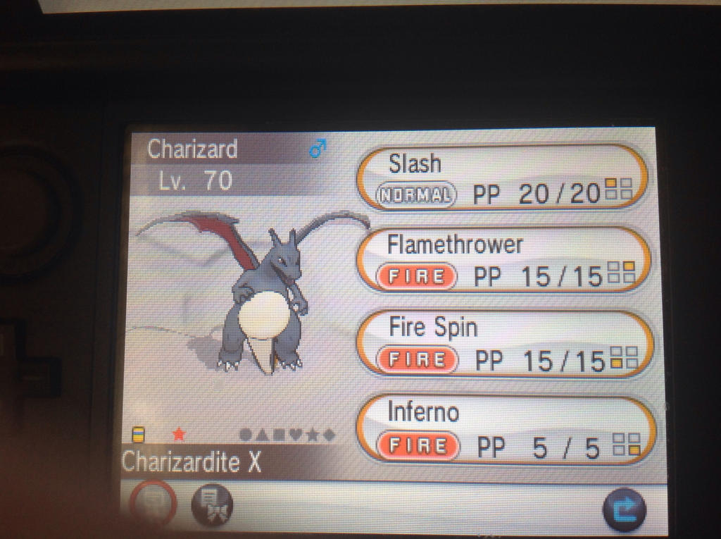 Shiny charizard with mega stone for sale :)