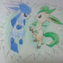 Glaceon and Leafeon 2