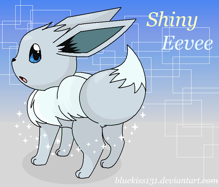 Shiny eevee by Plattyneko on DeviantArt