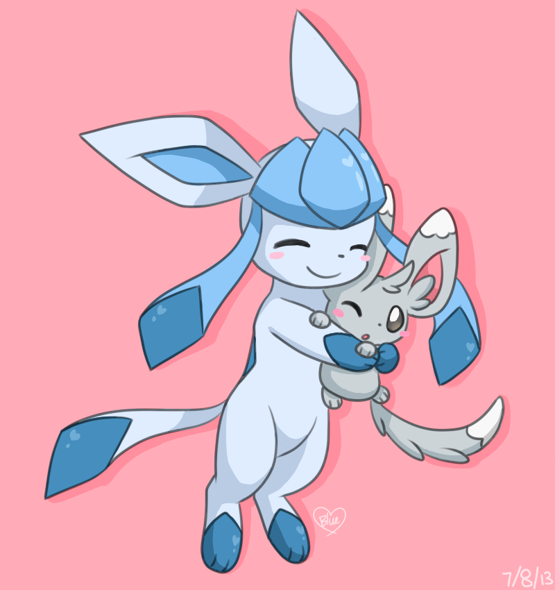 Glaceon and Minccino