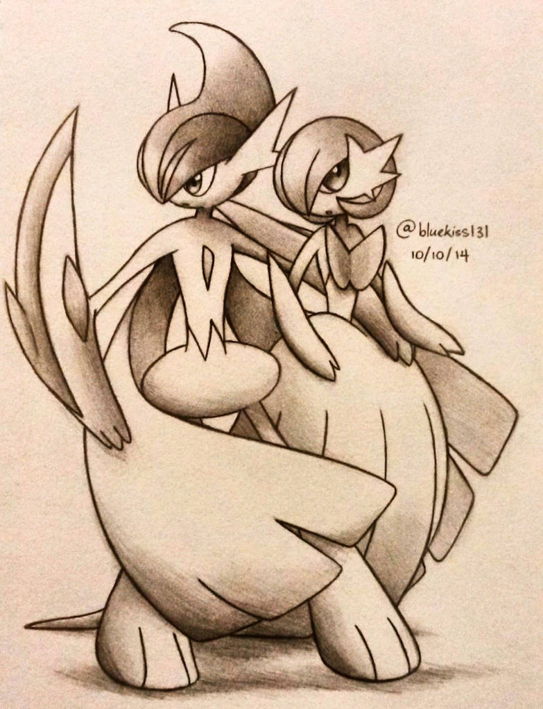 gardevoir, mega gardevoir, and froslass (pokemon) drawn by  bibi_(kano2541293757)