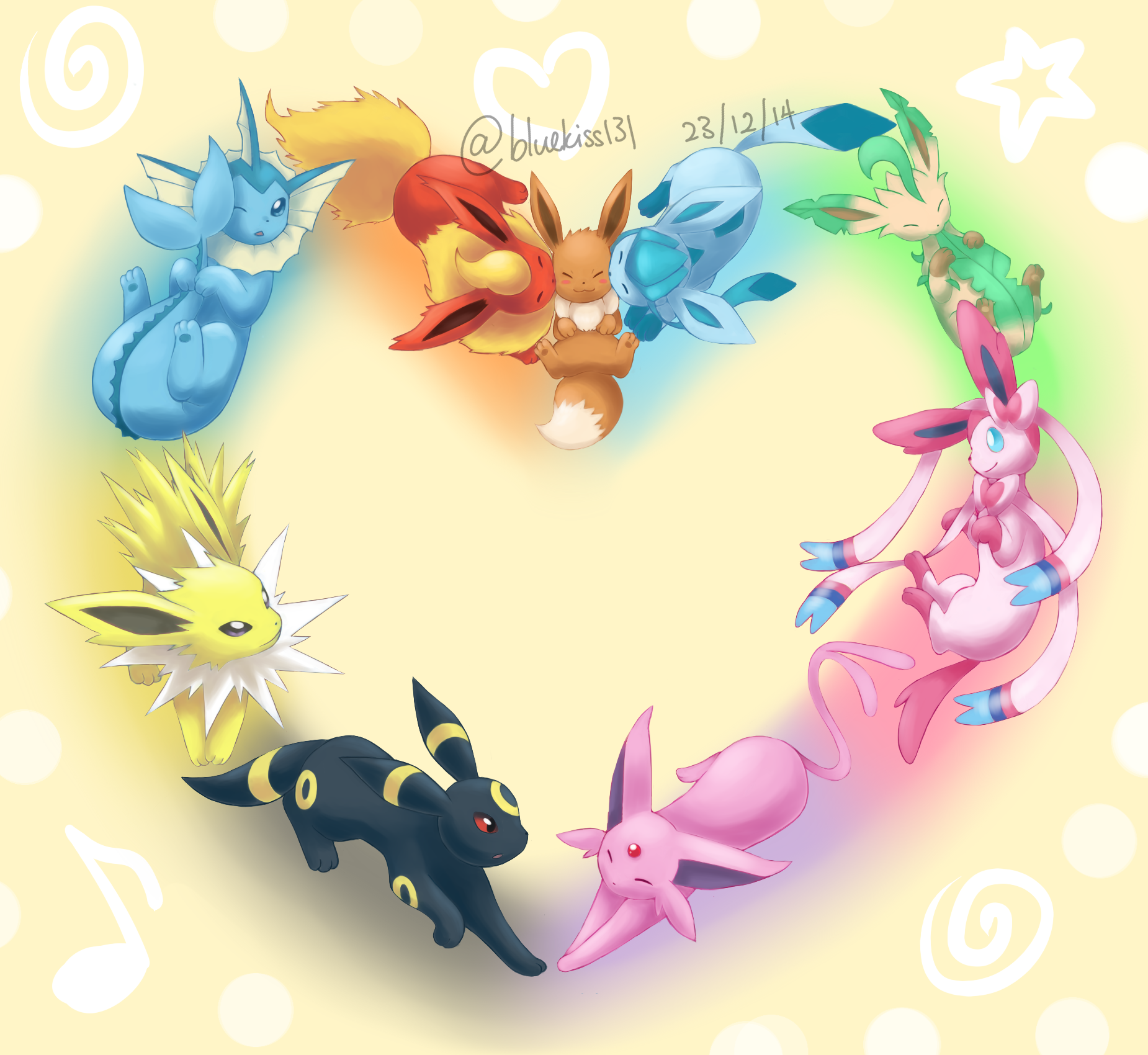 I Love Eevee Family