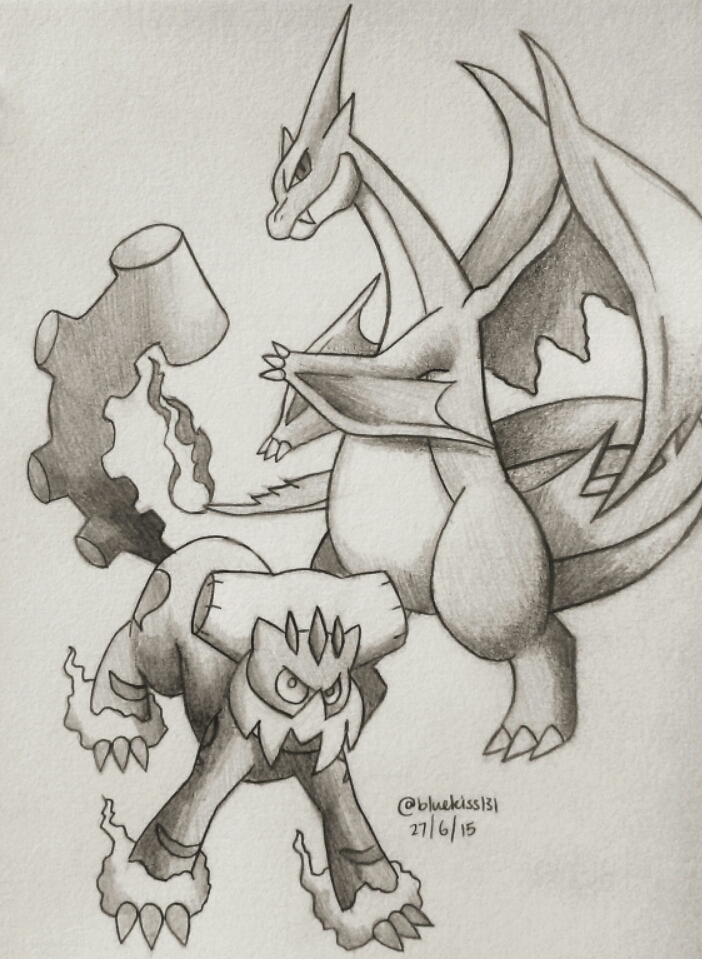 Charizard Y and Landorus-Therian