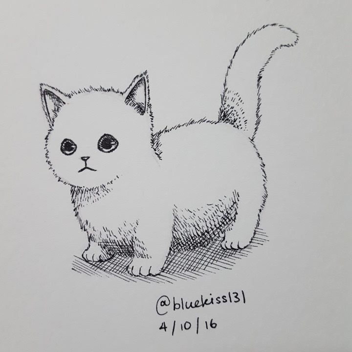 Inktober 2016: Day 4 - Kitten