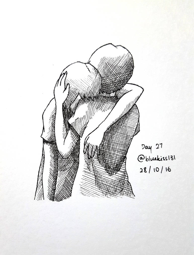 A Shoulder To Cry On Manga Inktober 2016: Day 27 - A Shoulder to Cry On by BluuKiss on DeviantArt