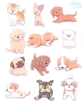 Many Cute Puppos