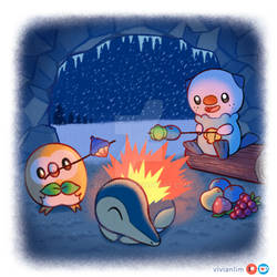 Camping in Winter