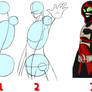 How to draw Ermac Mortal Kombat X