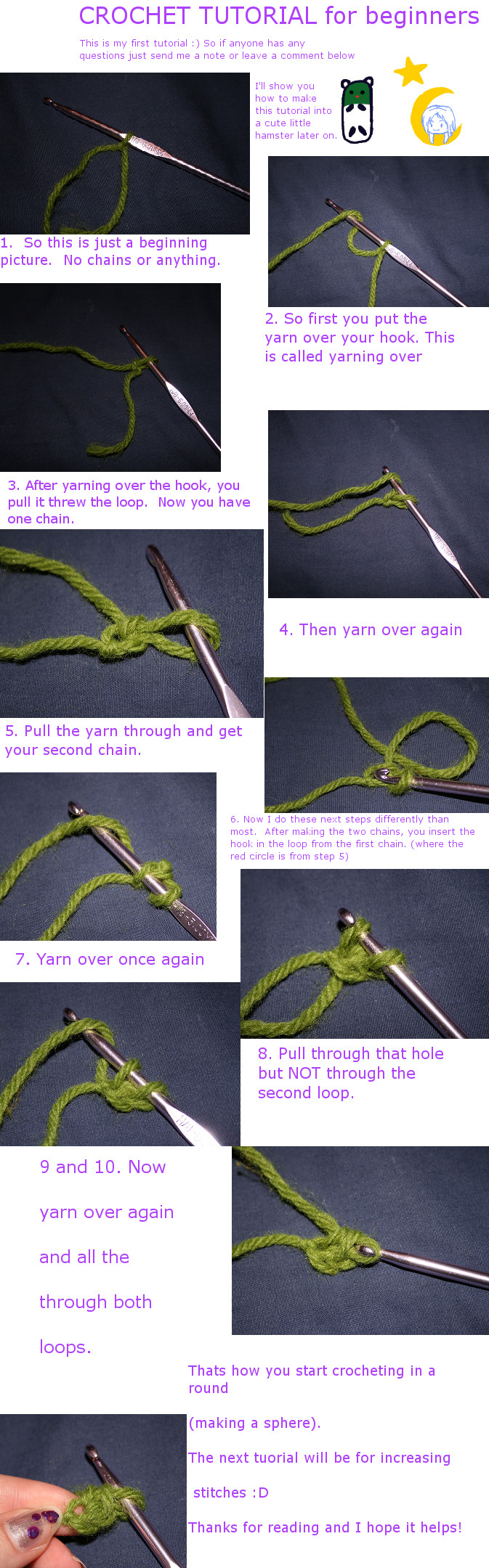 Crochet Tutorial 1