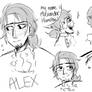 Alexander Hamilton doodles