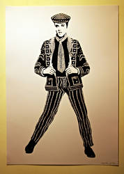 Pearly King Screen Print