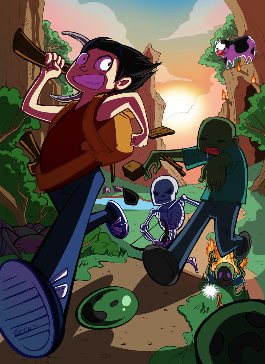 Average Minecraft Morning by MagnaStorm on DeviantArt