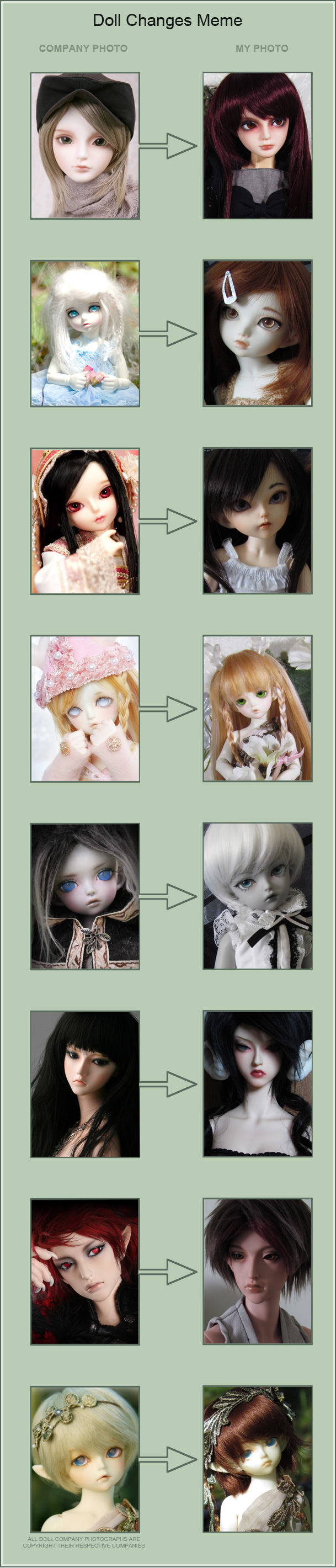 Doll change meme