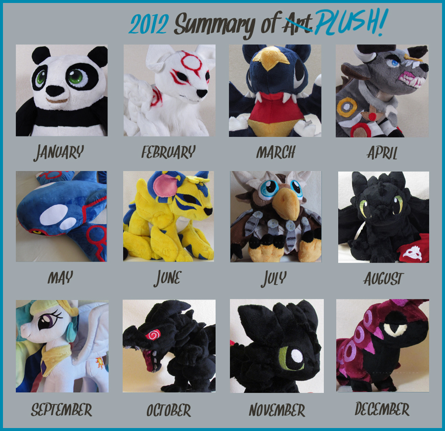 2012 summary of plush