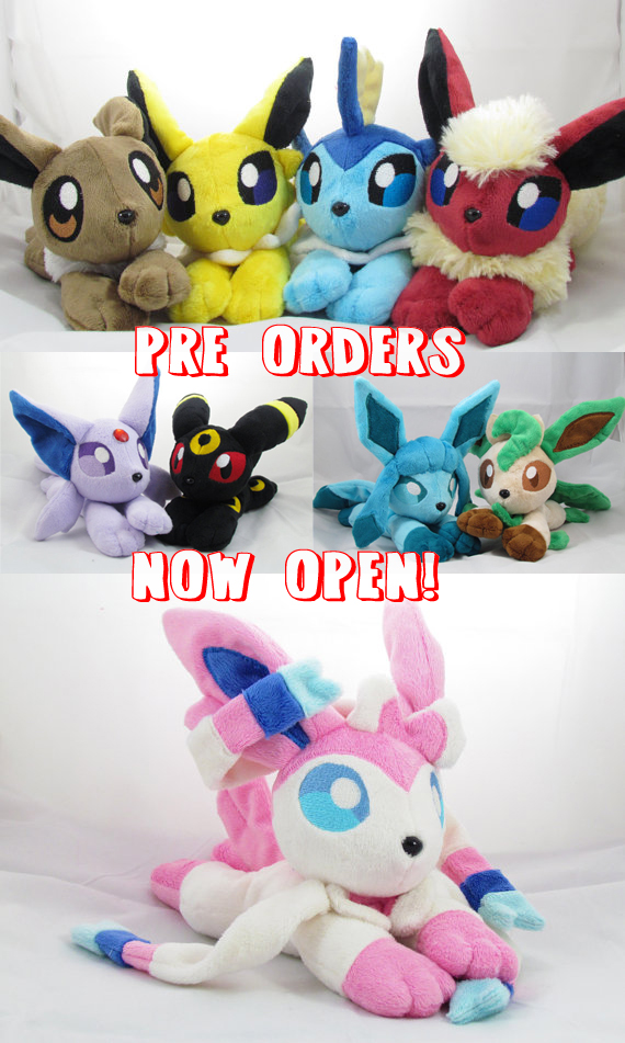 eeveelution beanie preorders