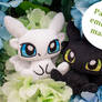 Night Fury and Light Fury ITH pattern