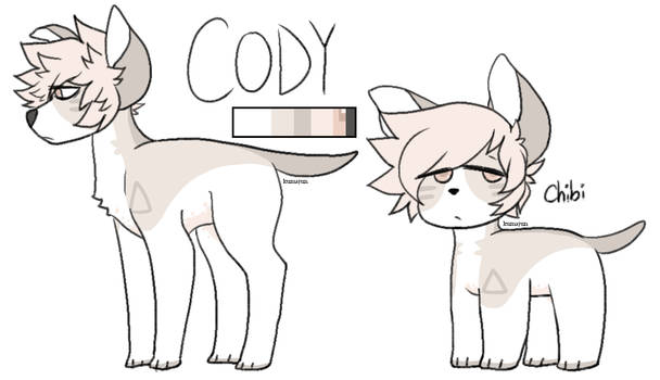 Cody reference sheet