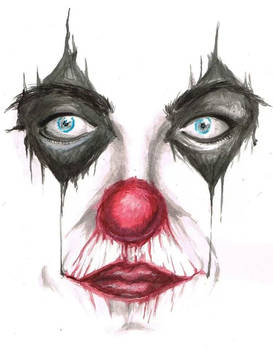 Watercolor Clown
