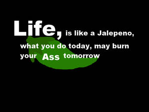 Life is Like a Jalepeno