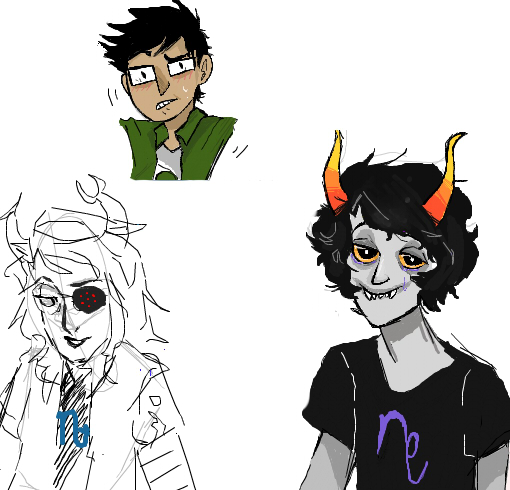 Homestuck iscribble doodles