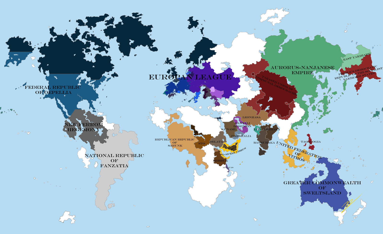 Vc Political Map 2022 Ver4 By Zatgeneral On Deviantart World Map Of 2022