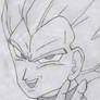 Drawing of Vegeta - 02