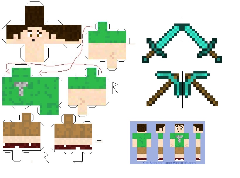 Paper Pezzy- Steve 'Minecraft' by CyberDrone on DeviantArt