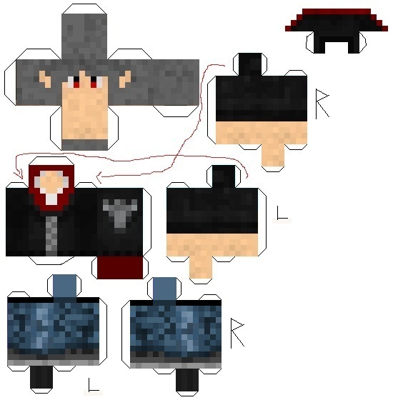 HOW TO MAKE YOUR MINECRAFT SKIN INTO A PAPER CRAFT CHARACTER 