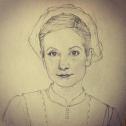Anna - Downton Abbey - Sketch for oilpainting