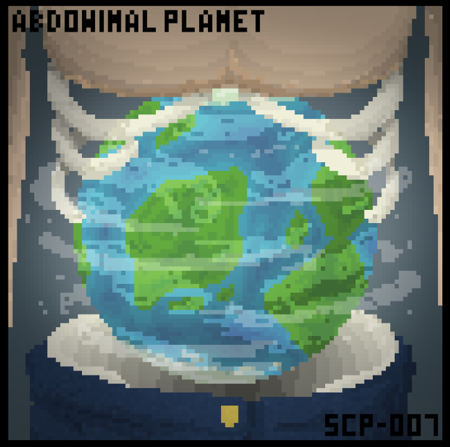 Pixilart - SCP-007, Abdominal Planet by TheBagelTheif