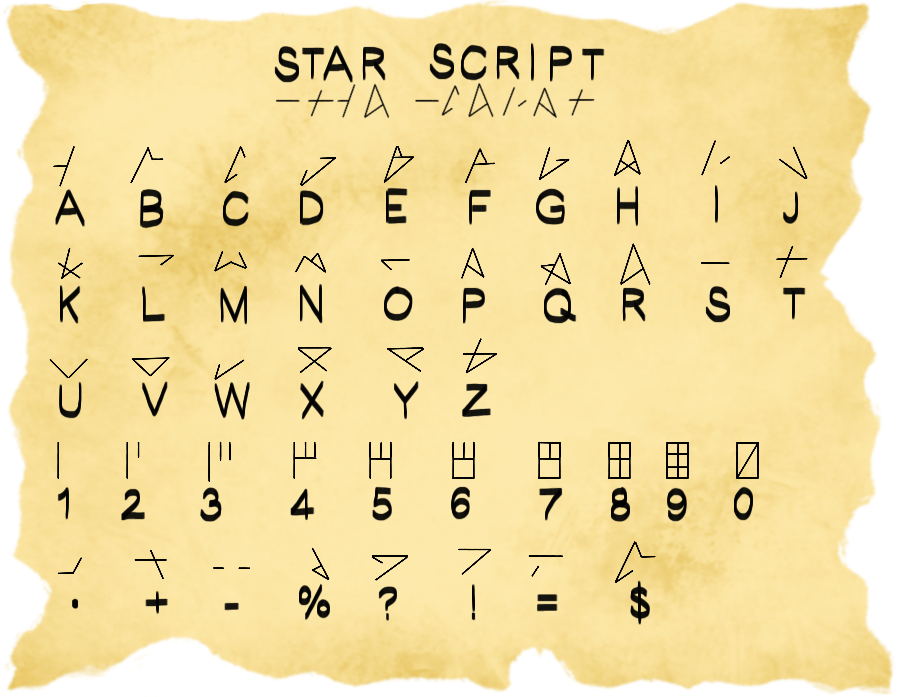 Star Script Star Script by Shinobi-Kitty on DeviantArt