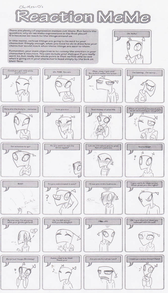 Fun Character Reaction Character Reaction Meme - Witz by No1fan15 on DeviantArt