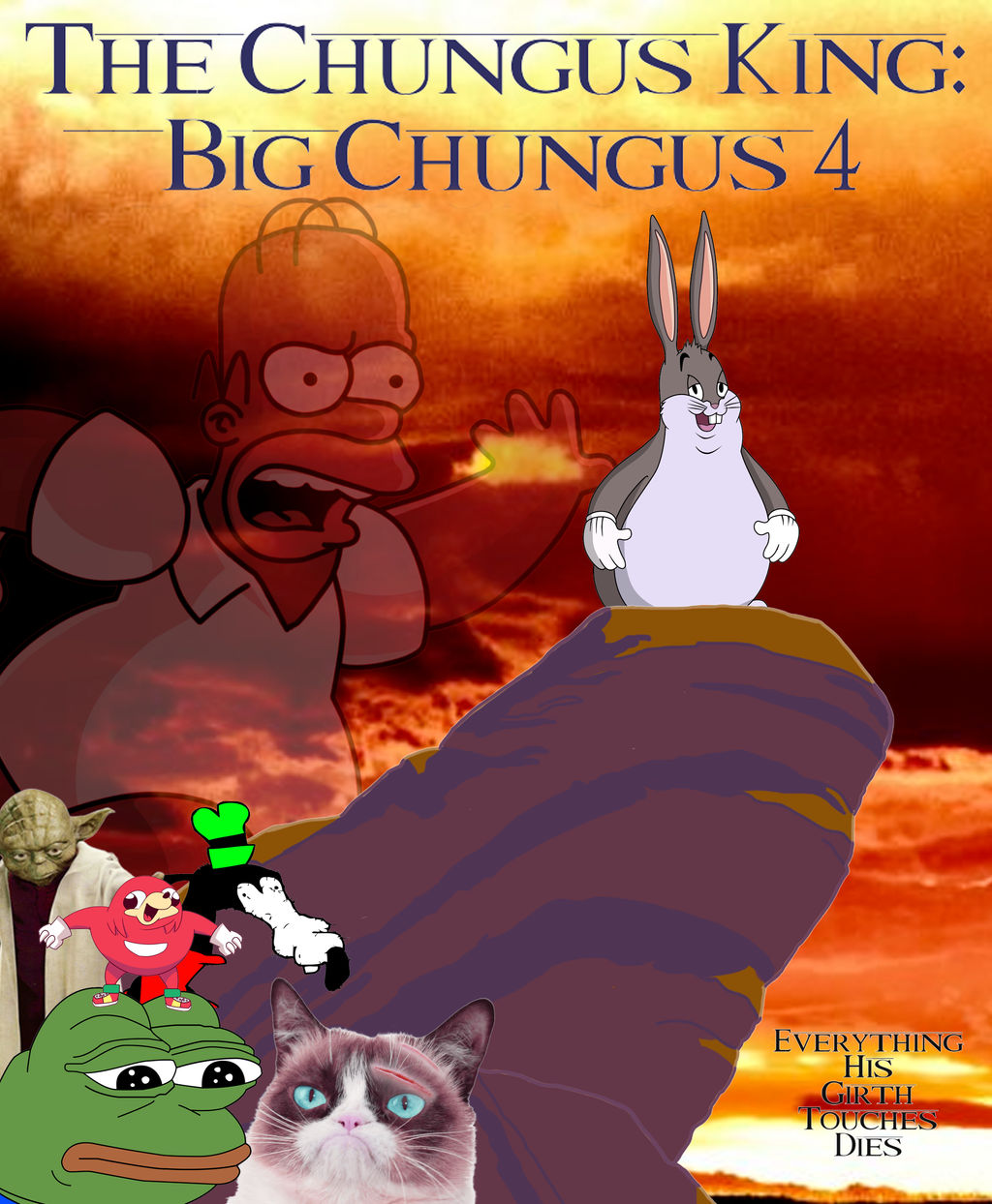 The Chungus King: Big Chungus 4 (ALT. Version) by 1fishmob on DeviantArt