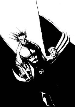 Wolverine Black and White