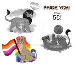 Chibi! Pride YCH|TWO SLOTS LEFT!| by xndwn