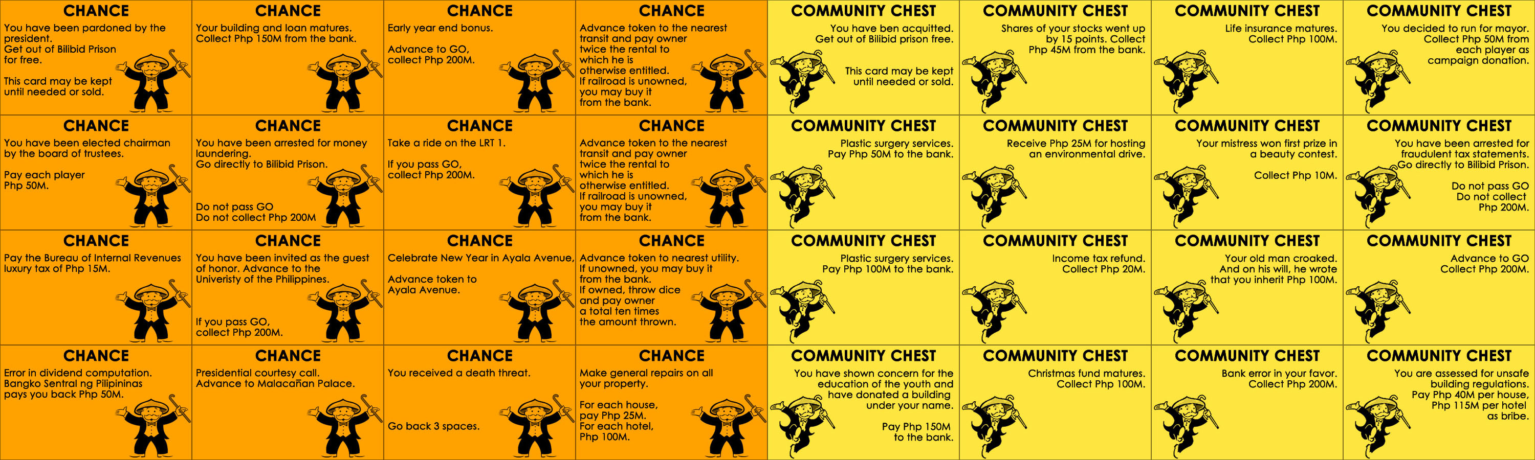 Pinoypoly chance, chest cards by lykwys on DeviantArt With Regard To Chance Card Template Pinoypoly chance, chest cards by lykwys on DeviantArt With Regard To Chance Card Template