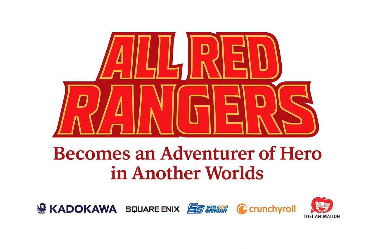 All Red Rangers in Another Worlds English Logo by AkmalnovaGX on DeviantArt