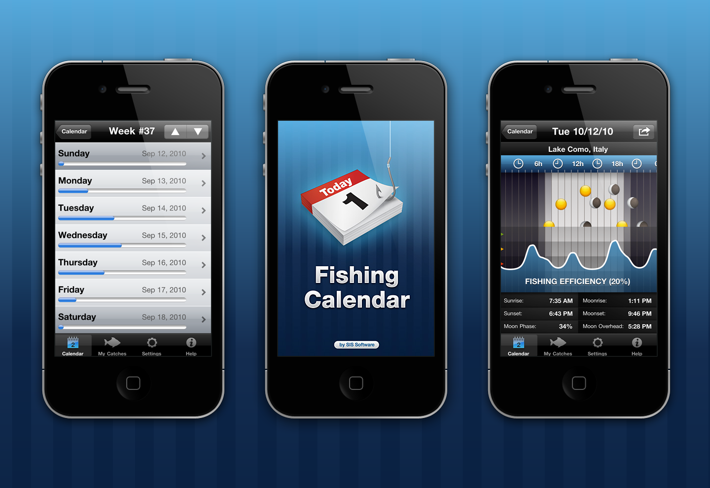 Fishing Calendar App