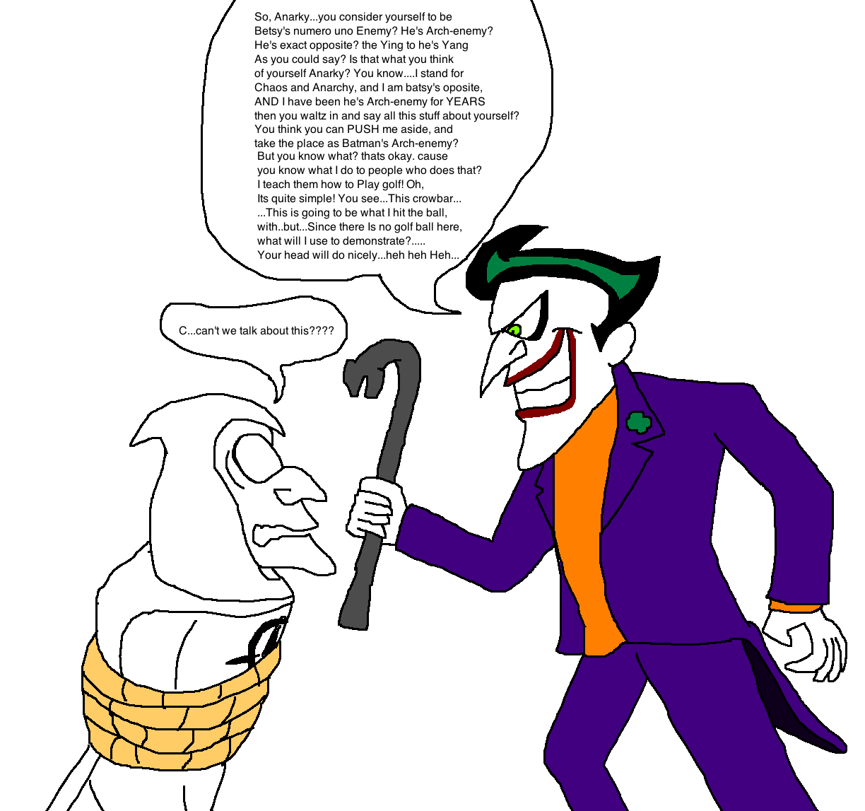 the Joker and anarky