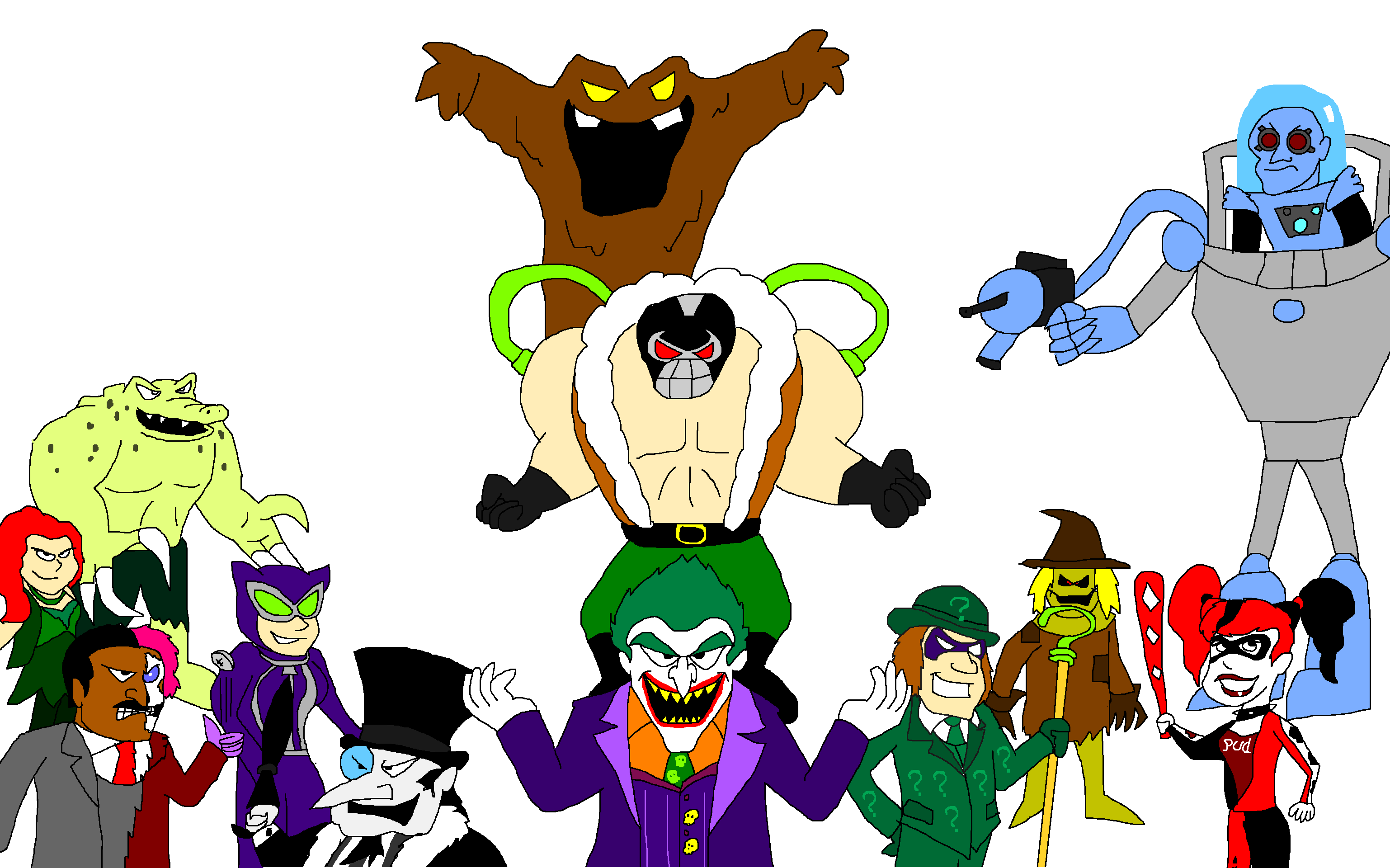 Non Lego Batman Movie Villains