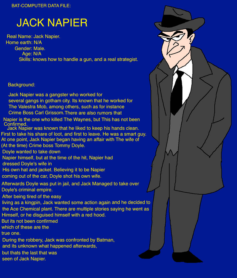 Batcomputer Deviantart Batcomputer data-file Jack napier by Scurvypiratehog on DeviantArt