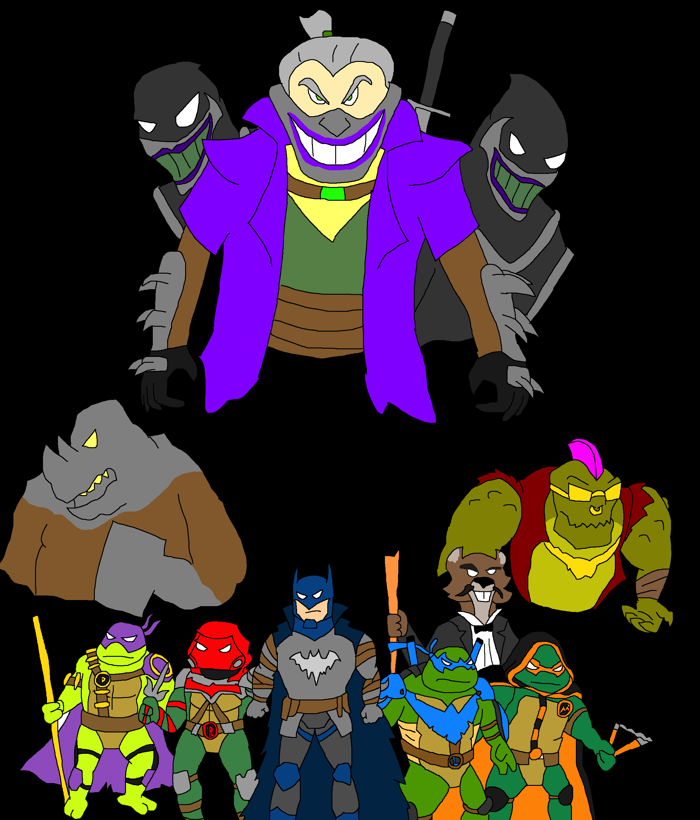 The Batman/TMNT universe by Scurvypiratehog on DeviantArt