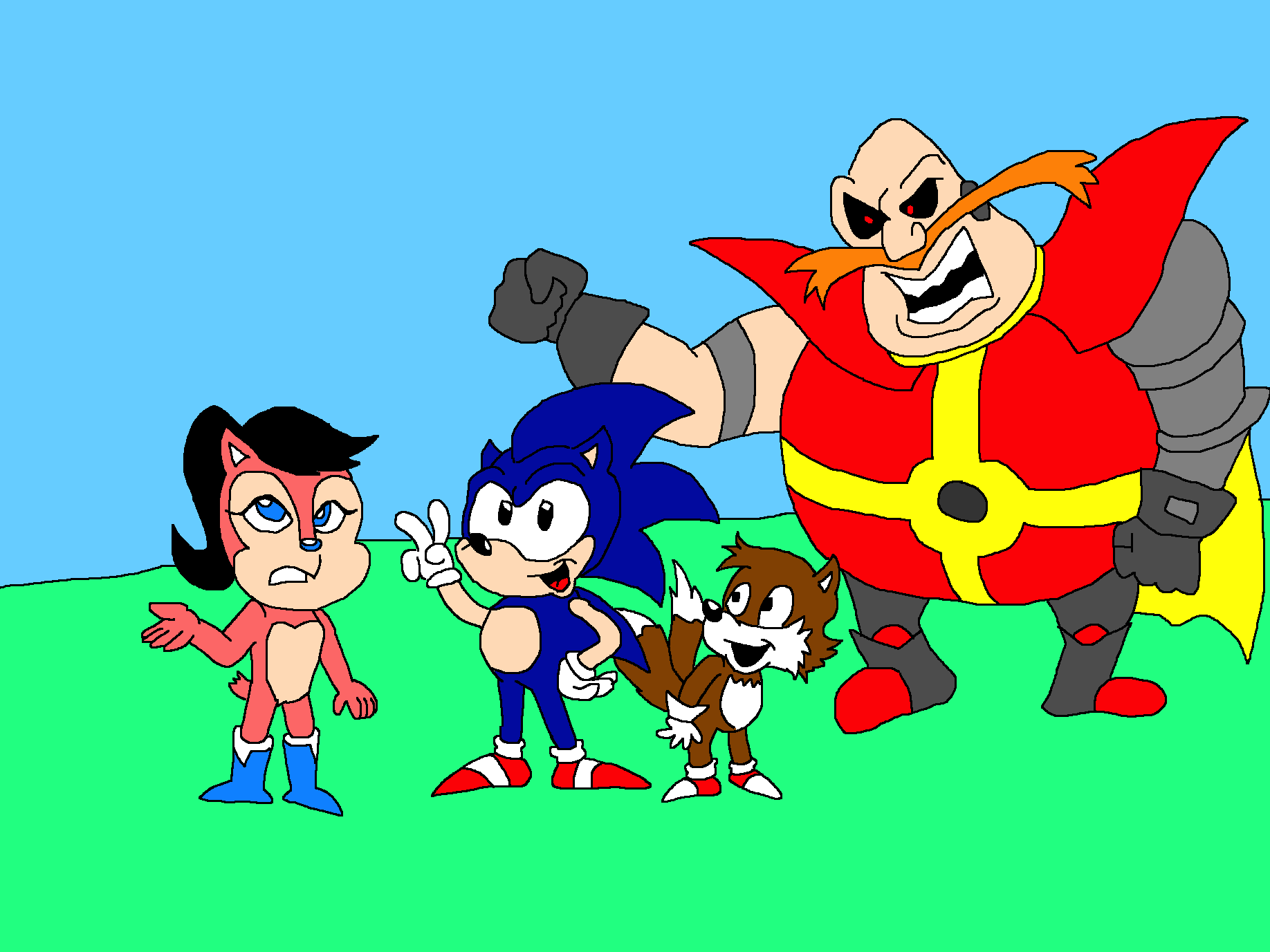 Archie Sonic 1st Era by Scurvypiratehog on DeviantArt