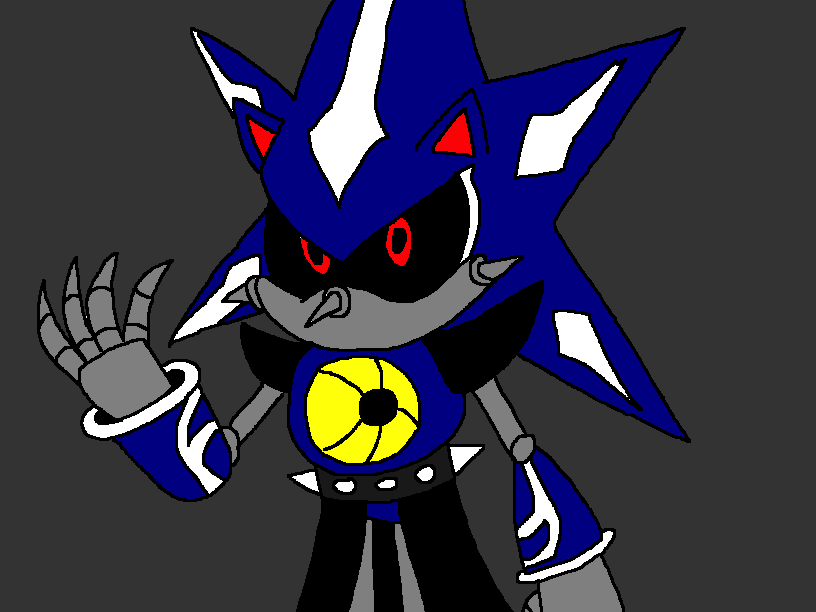 metal sonic and neo metal sonic (sonic and 1 more) drawn by cyberlord1109